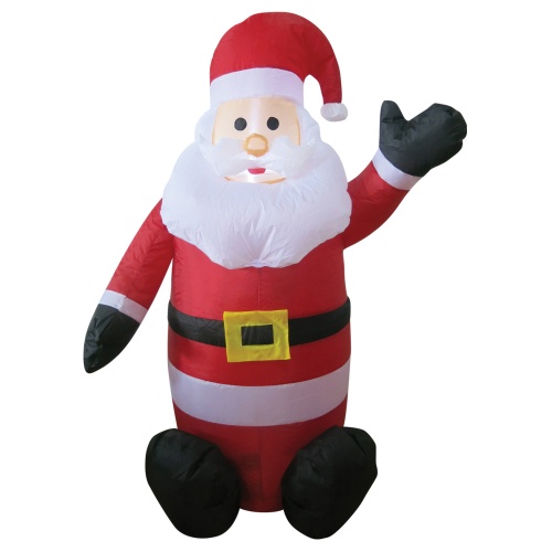 4 ft Santa Lighted Inflatable Airblown | Kindy's